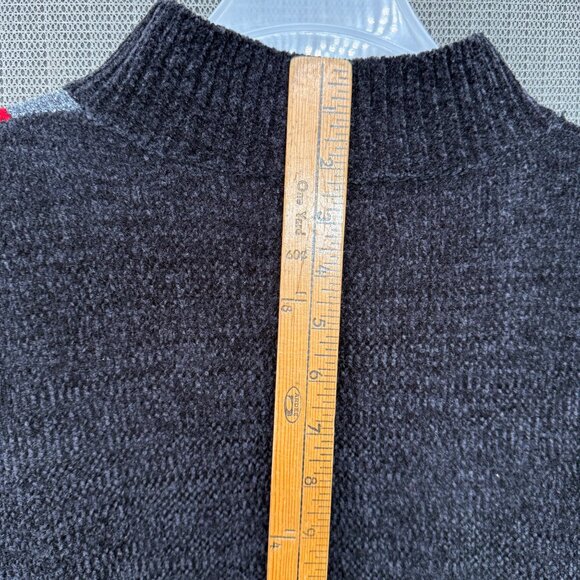 Alfred Dunner Womens XL Colorblock Sweater Multi-Color Long Sleeve Mock Neck - Picture 7 of 9